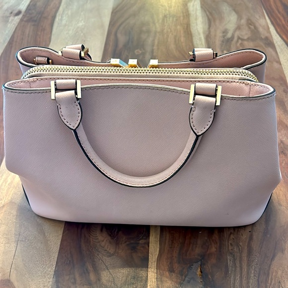 Michael Kors Authentic Mauve Leather Bag - Picture 4 of 11